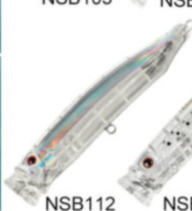 Submerger Noeby – Popper Technique Traînée de Bulles- Longue Distance